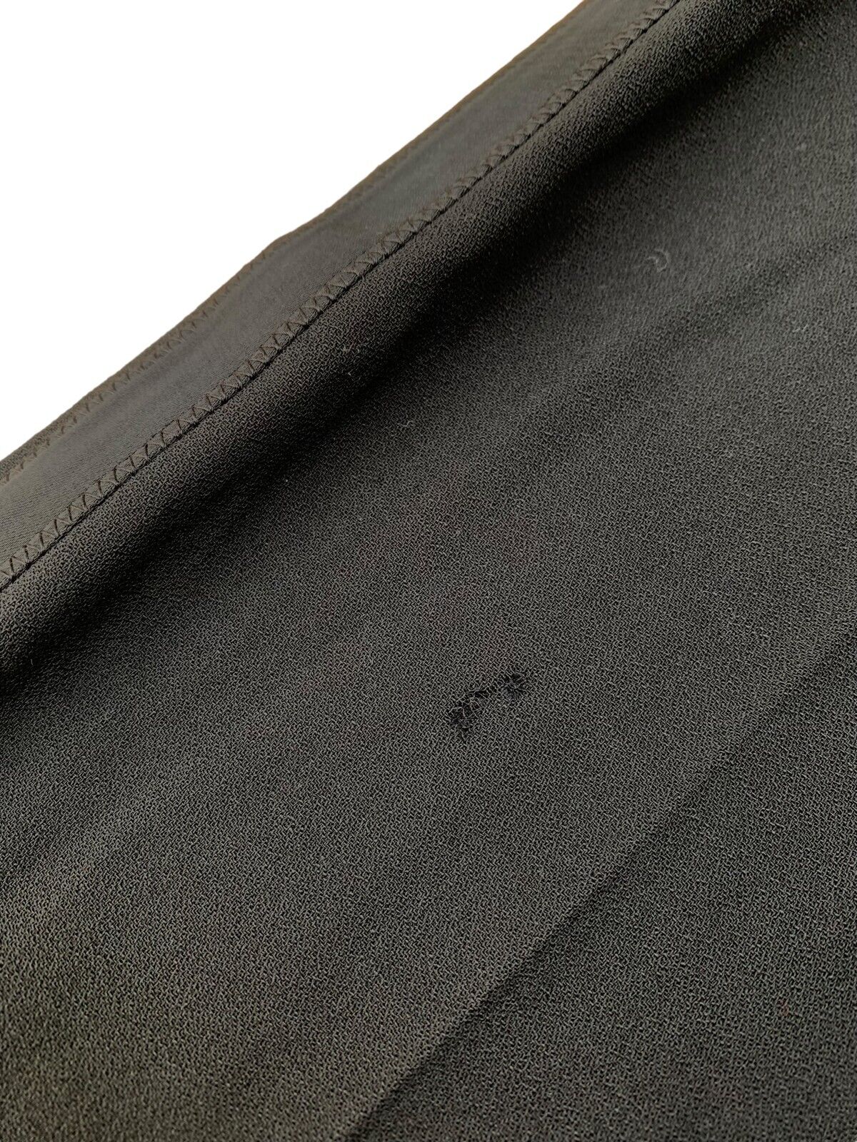 Vintage men Black Wool Pants