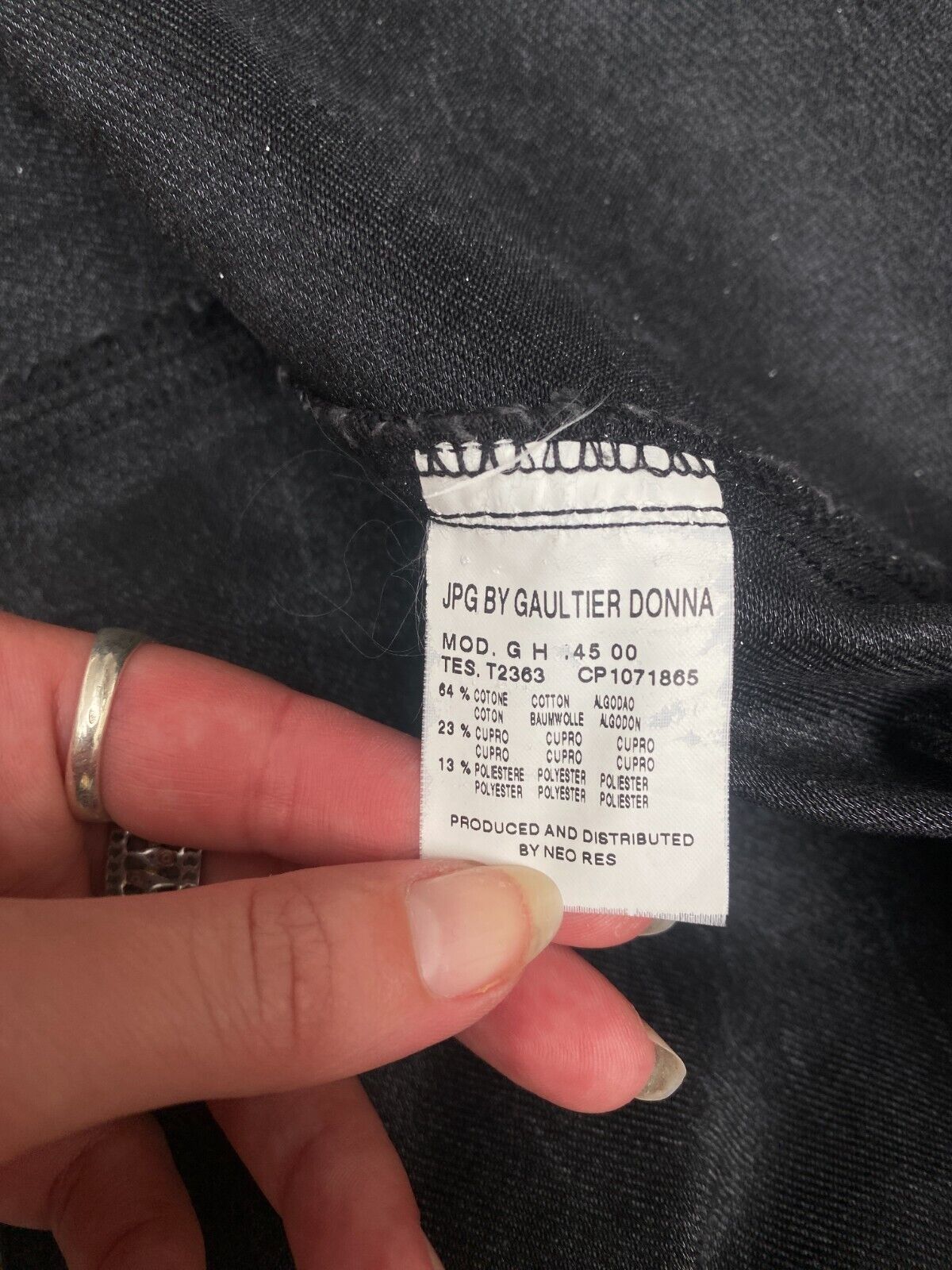 Vintage Black denim jacket