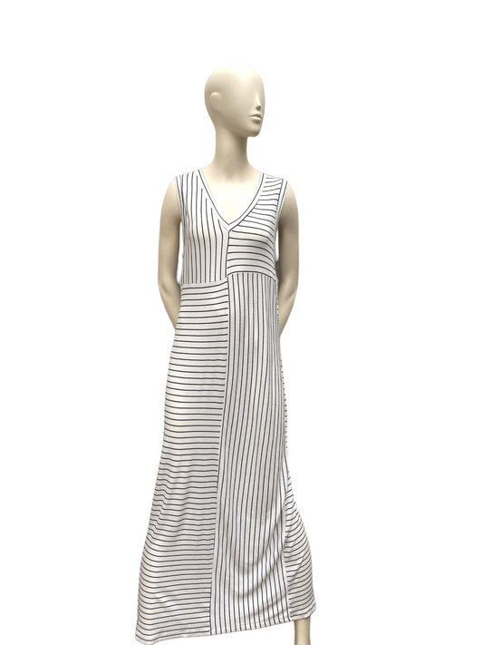 SS 2017 Striped Elongated Long Dress