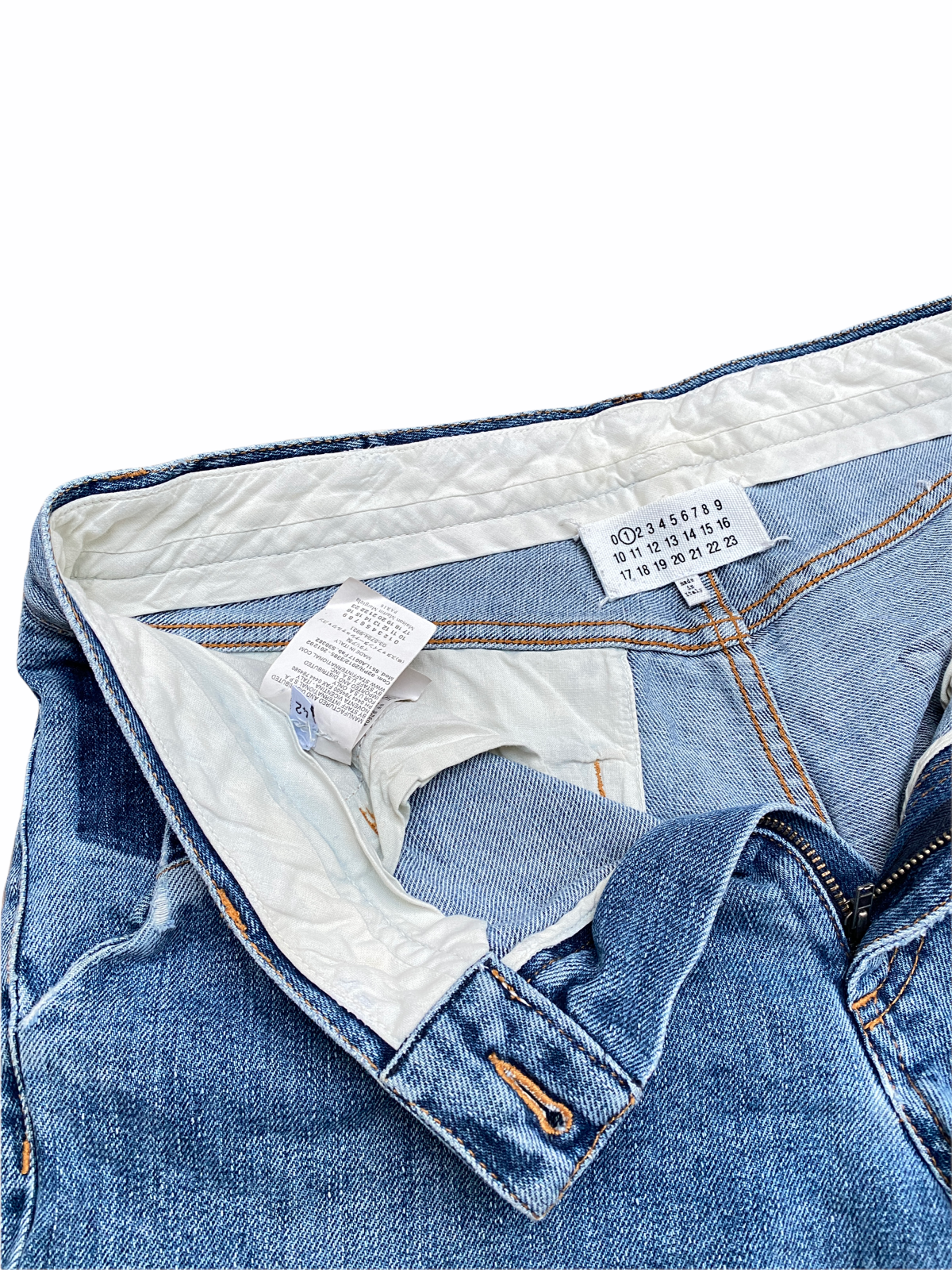 Trompe l’oeil Denim Jeans Line 1 but unisex Size IT 42