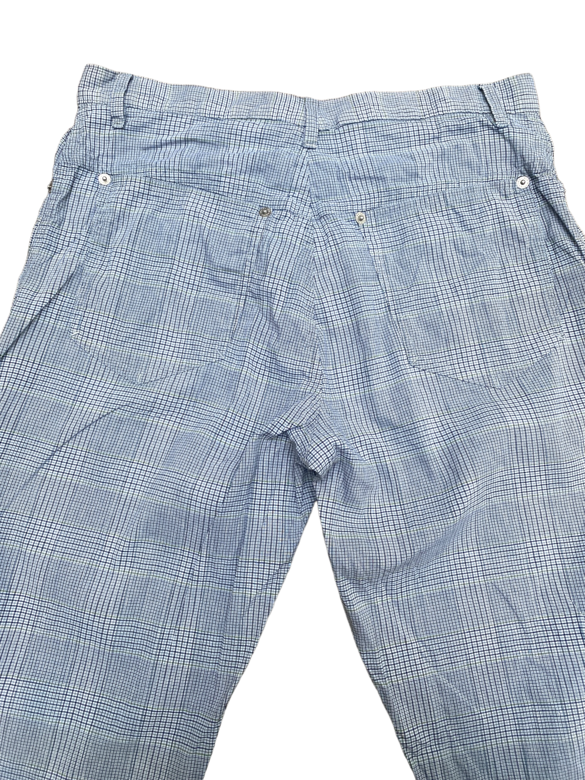 Blue Checkered Pants