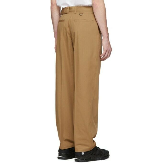 Brown Belted Chino Pants