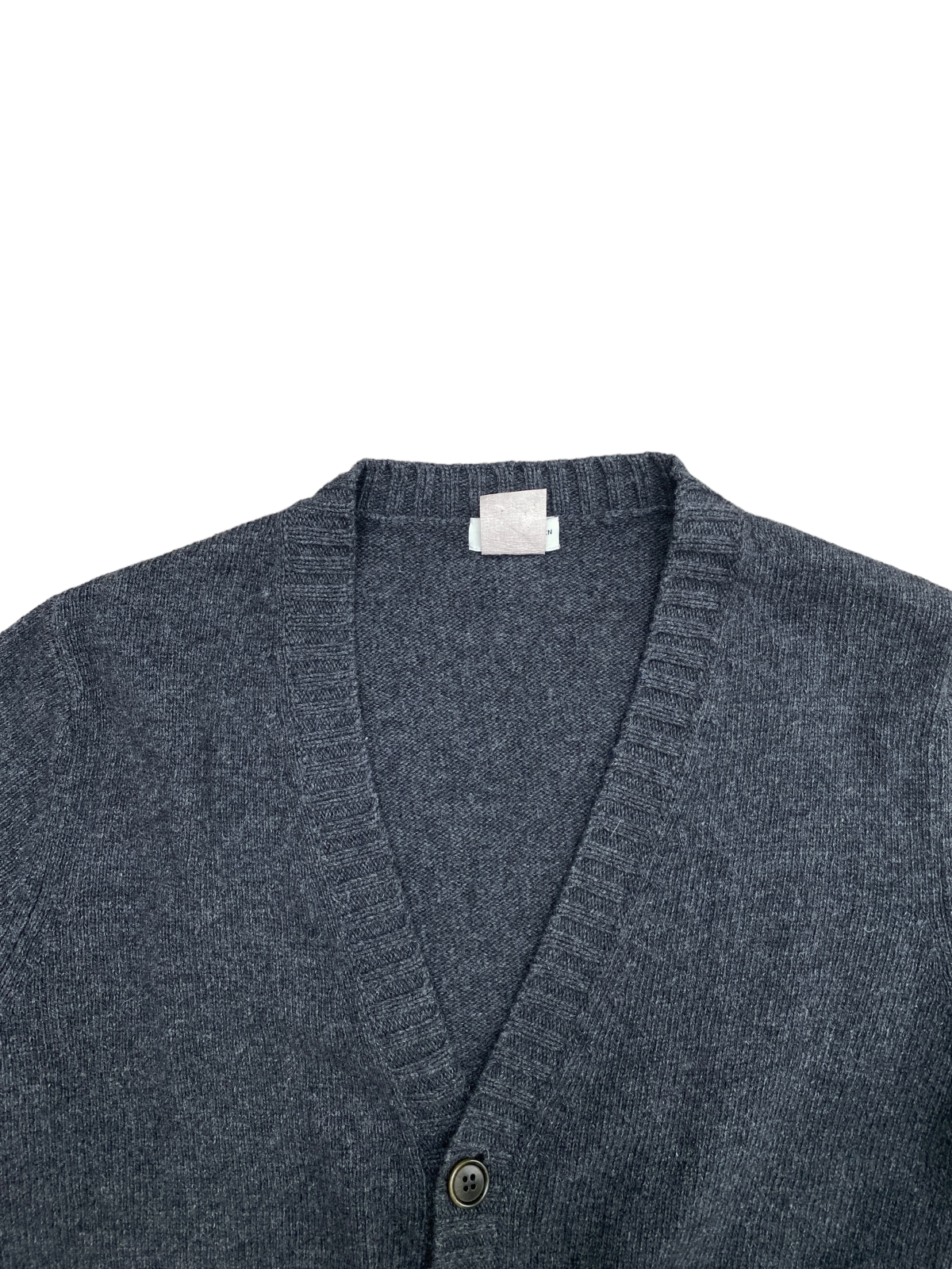 Grey Wool Cardigan