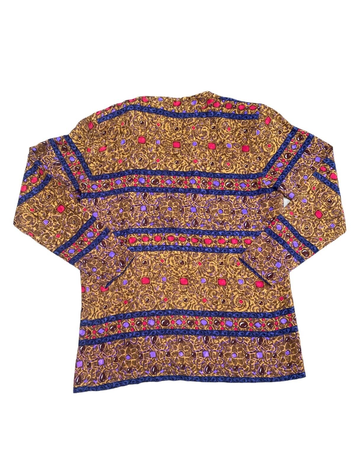 Vintage Safari Silk Blouse