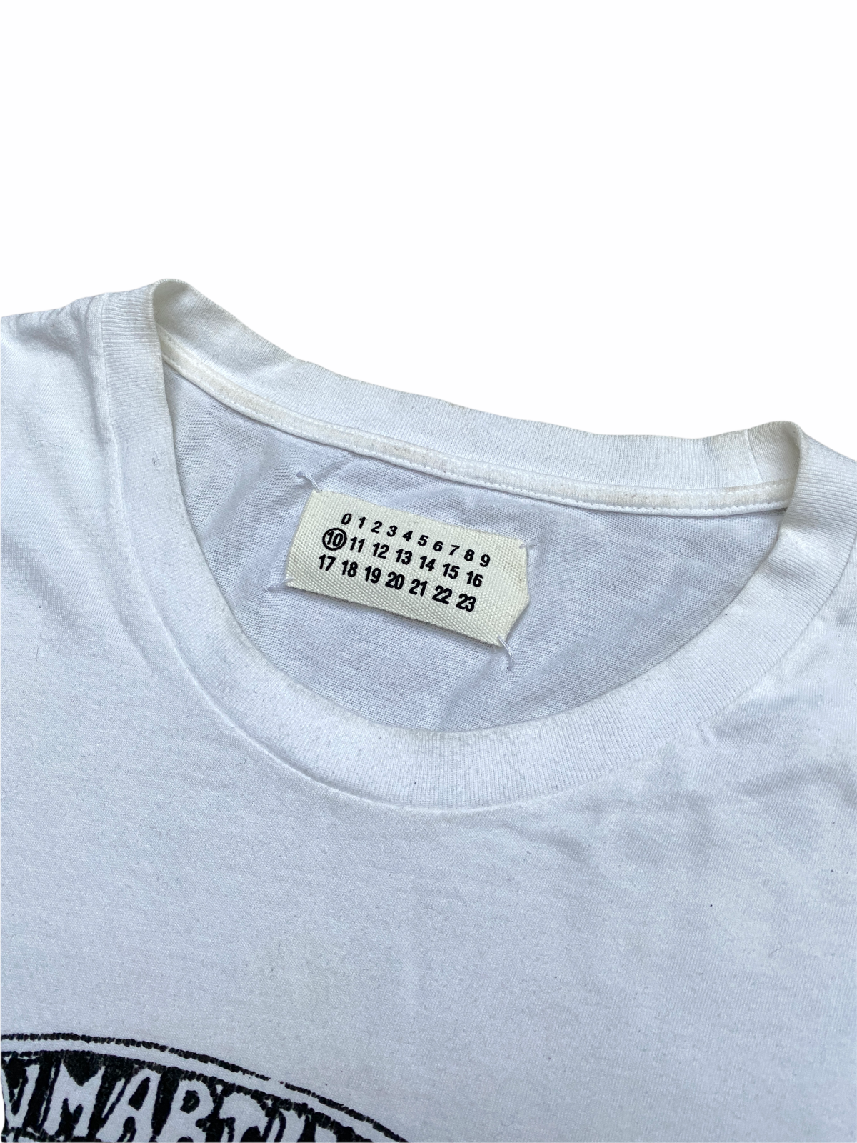 SS2008 White T-shirt Jewelry on front Size M
