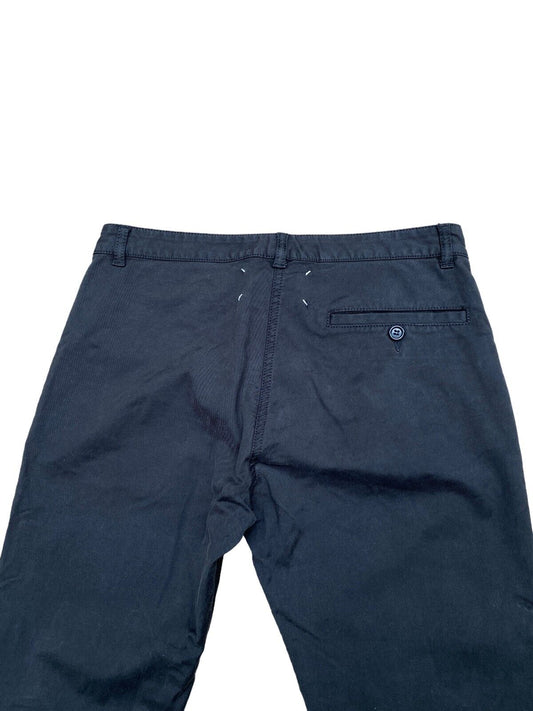 SS 2007 Black Chino 4 Stitches Pants Women IT 44 fit 29