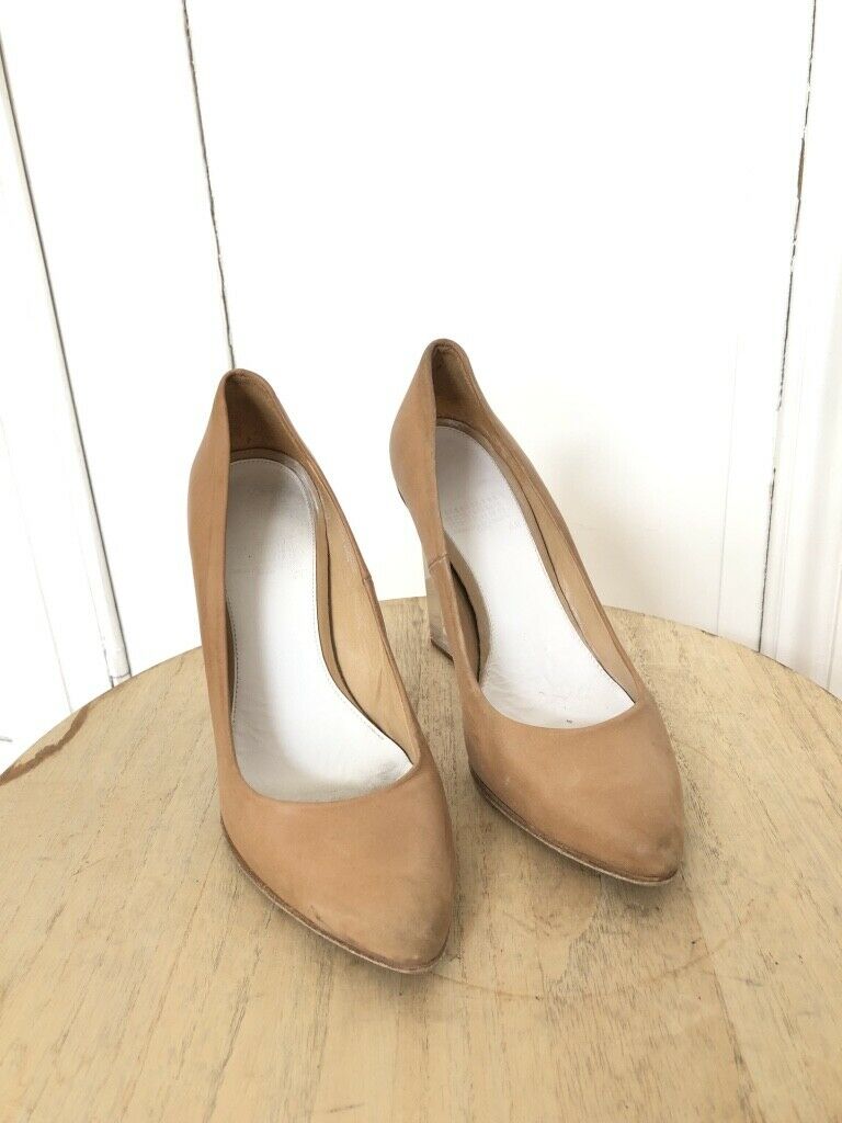 Martin Margiela X H&M Plexi shoes Nude Size US 9