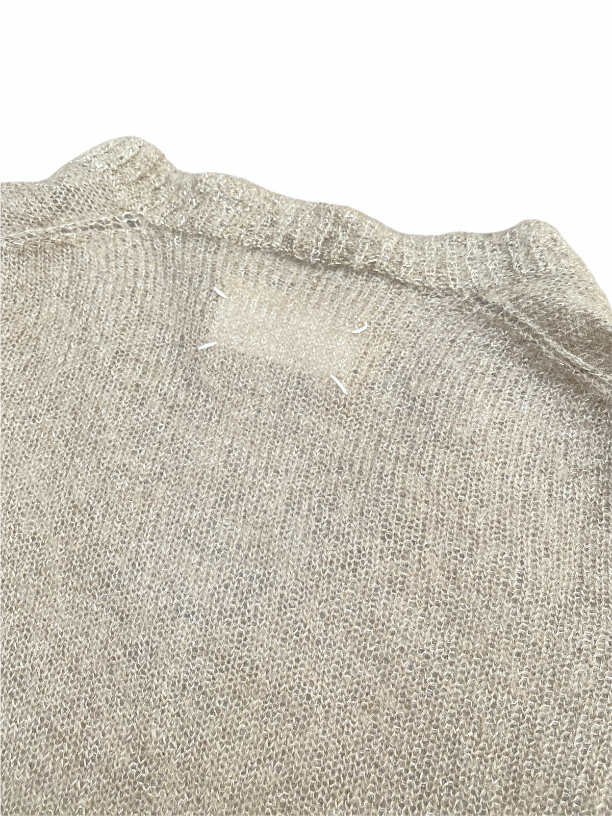 Beige Mohair Sweater