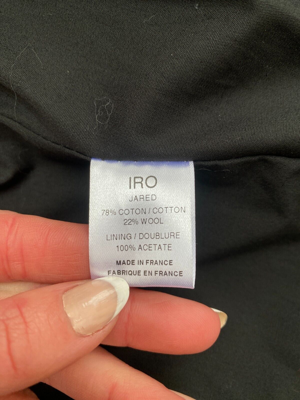 Black Zipped Blazer Jacket