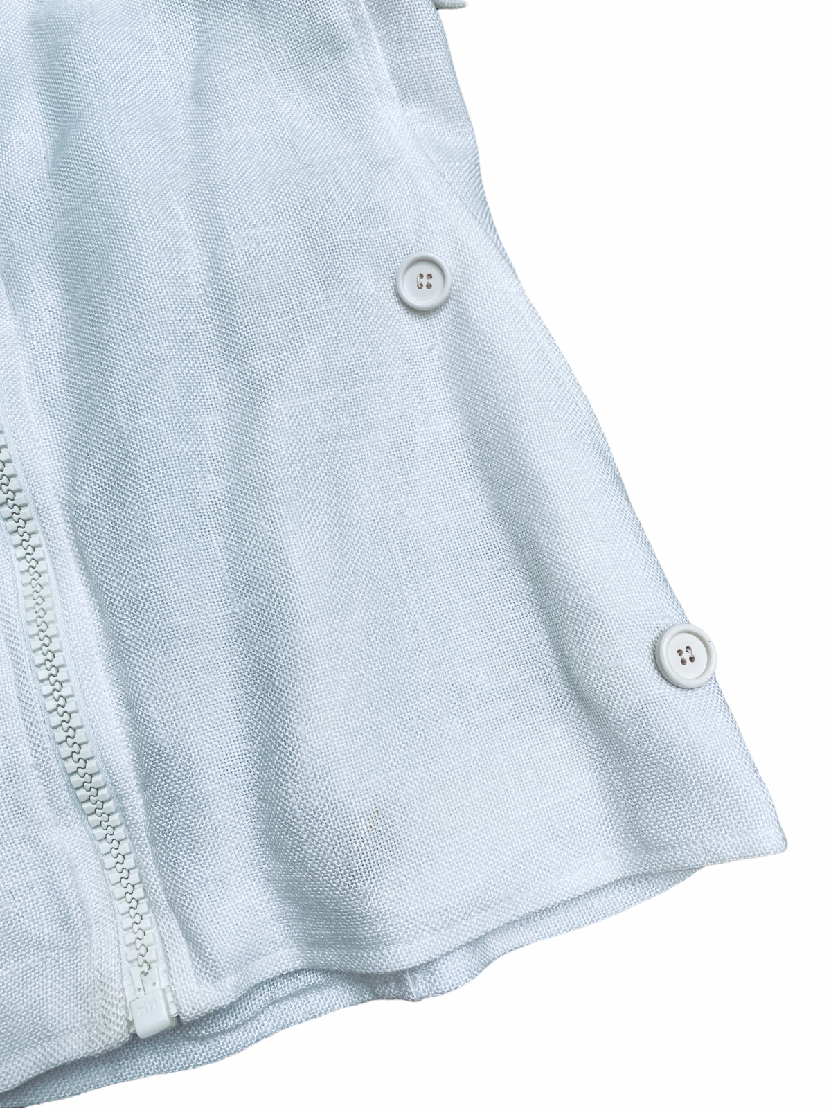 70s White Belted Jacket