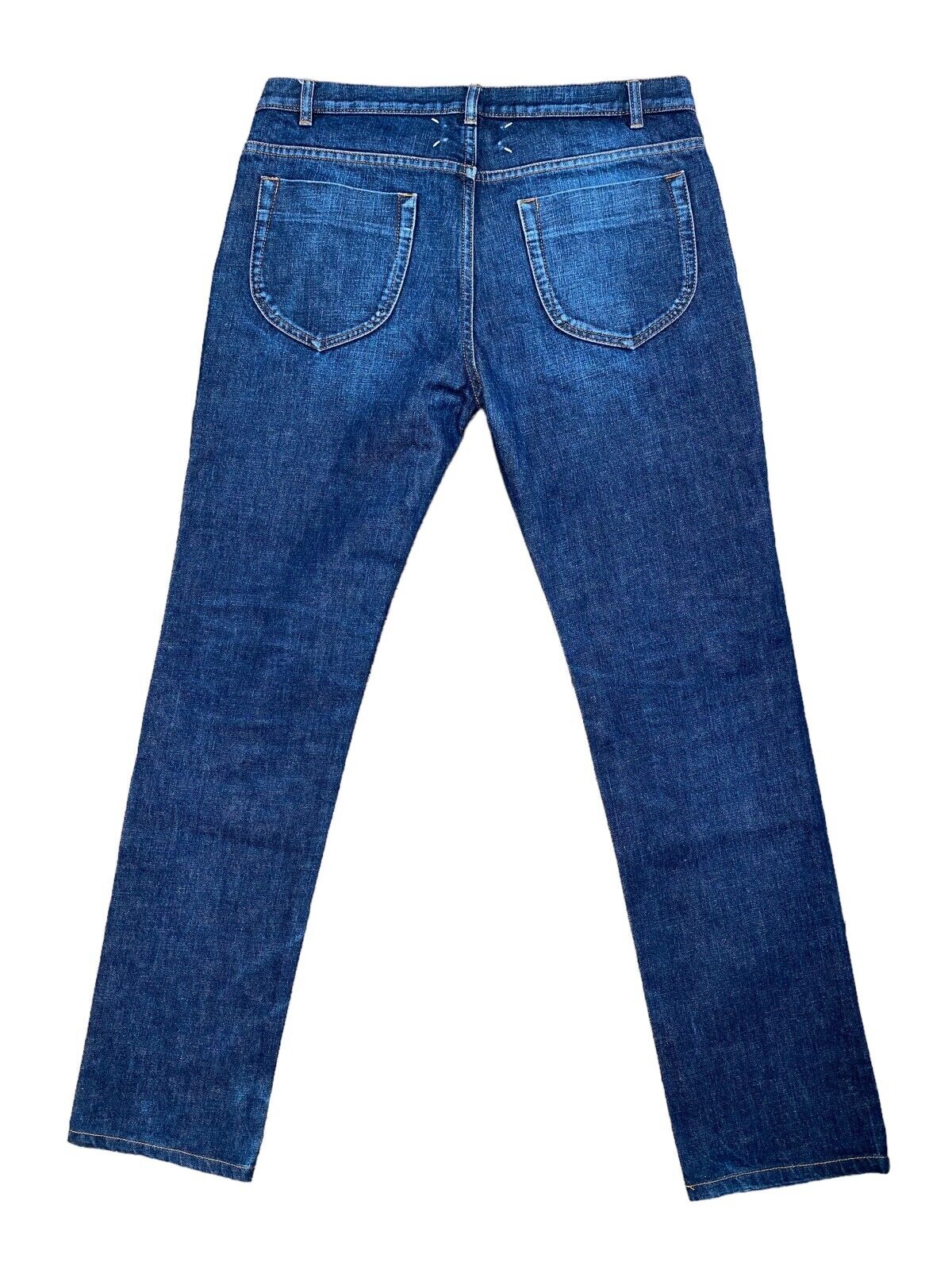 4 Stitches Blue Denim Jeans Size 48 / US 32 Slim Fit