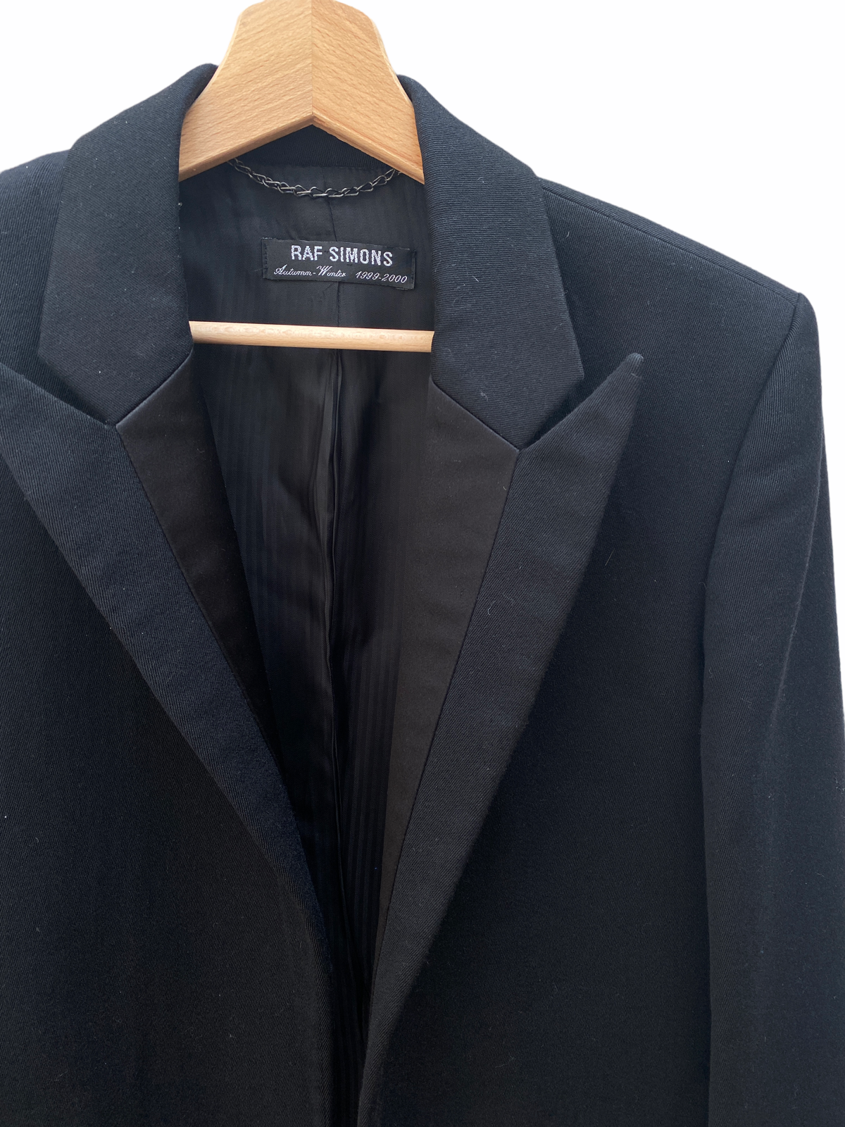 FW 1999 / 2000 Disorder Incubation Isolation Black Wool Coat