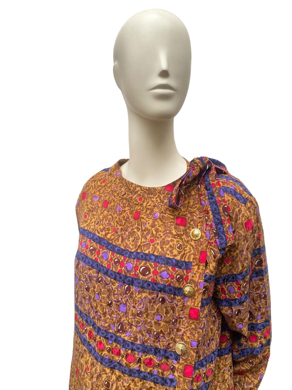 Vintage Safari Silk Blouse