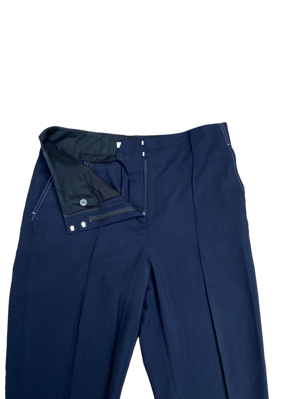 Navy Wool Pants