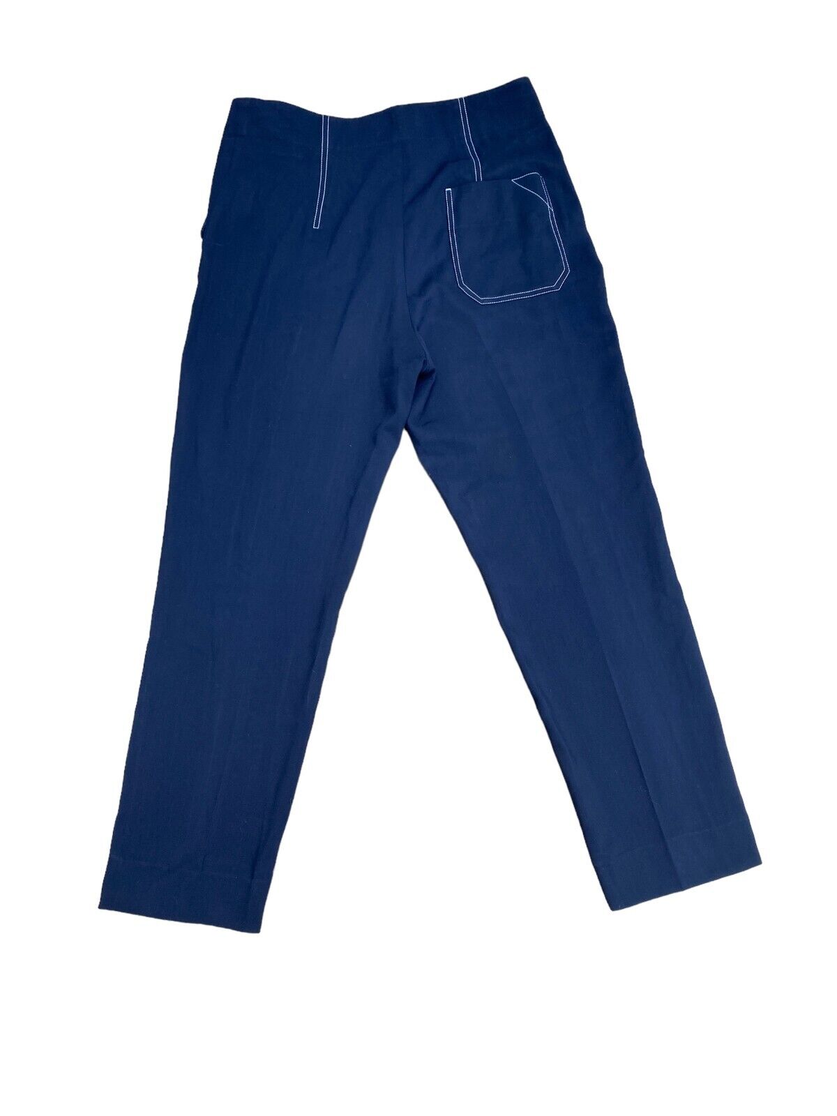 Navy Wool Pants