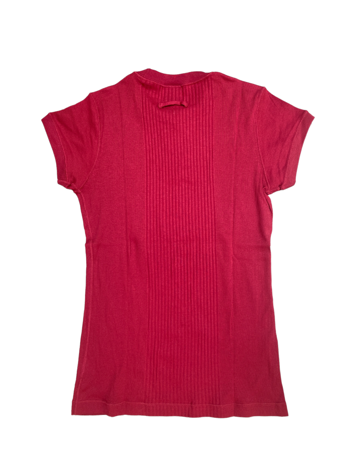 Men Red Knitted T-shirt