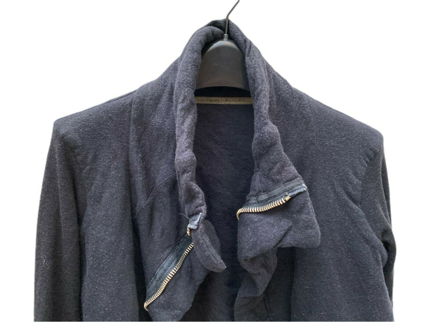 Rick Owens Lilies Black Wool Jacket Size S