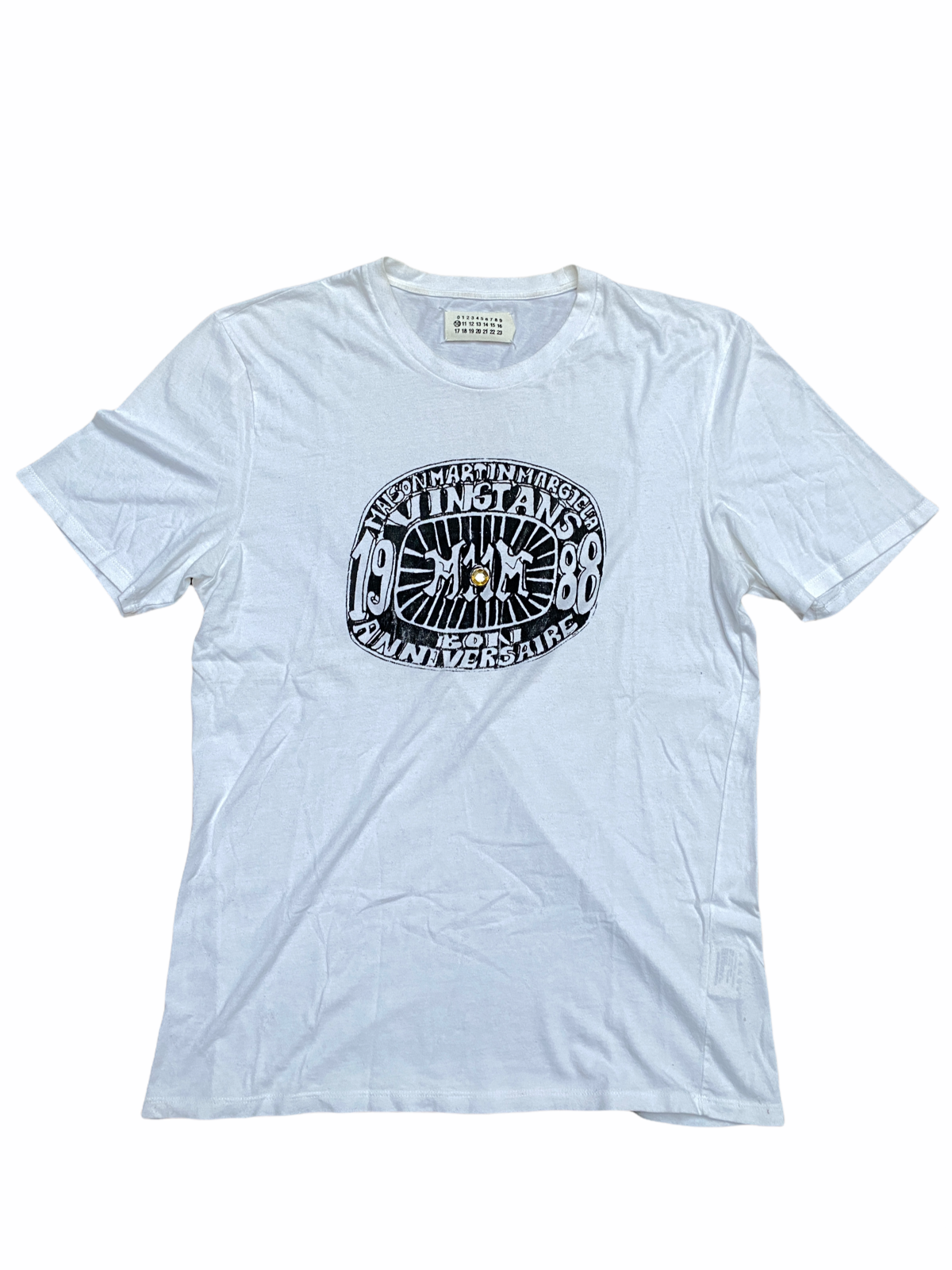 SS2008 White T-shirt Jewelry on front Size M