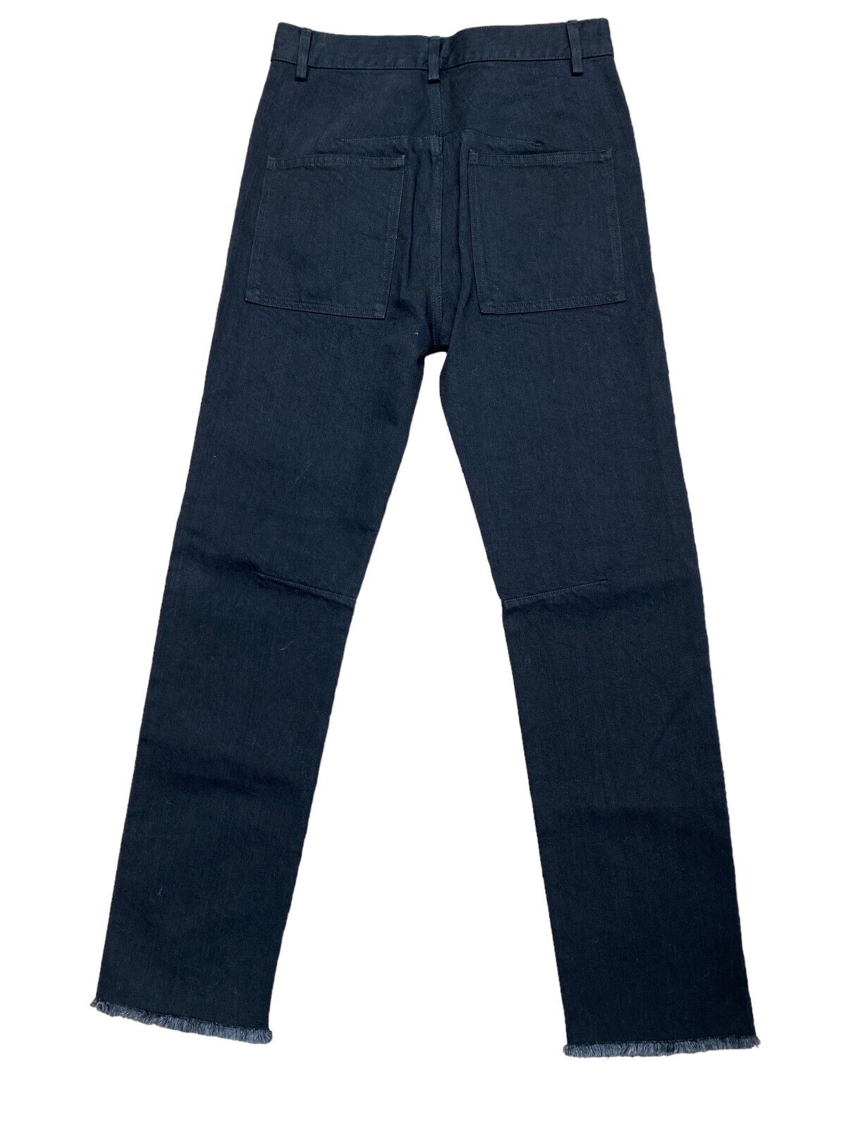 High Waist Heavy Black Denim Jeans Size 34 US 26