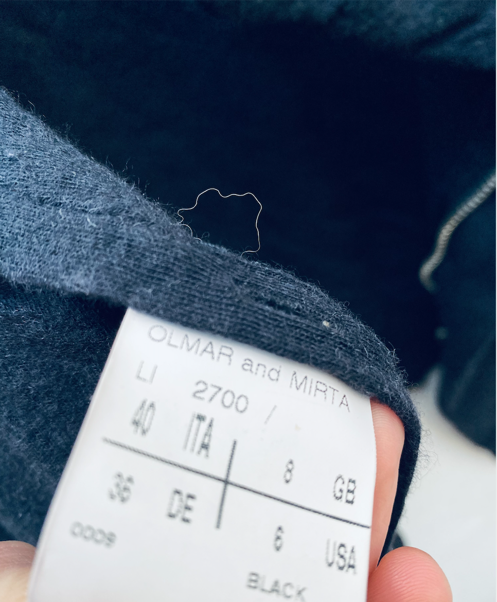 Rick Owens Lilies Black Wool Jacket Size S