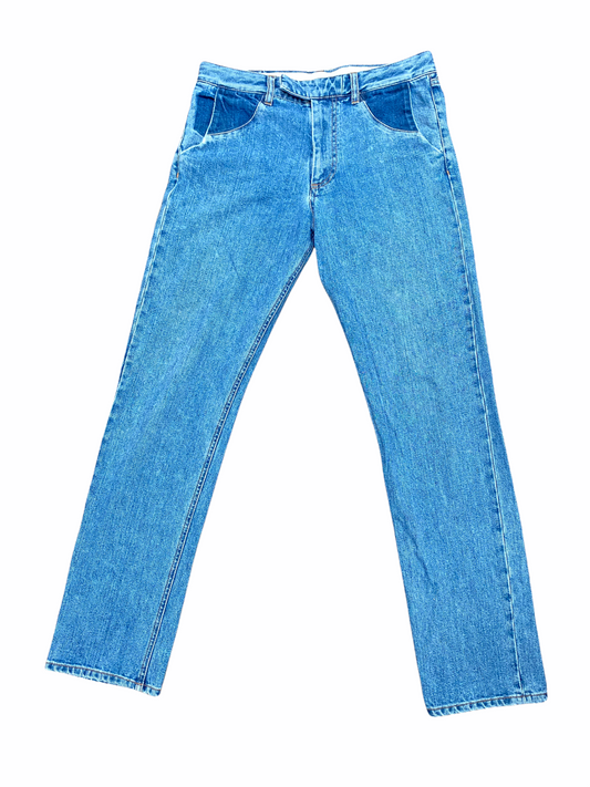 Trompe l’oeil Denim Jeans Line 1 but unisex Size IT 42