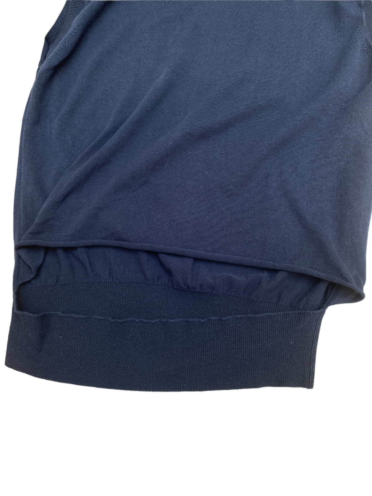Vintage Navy Vest Open on the front