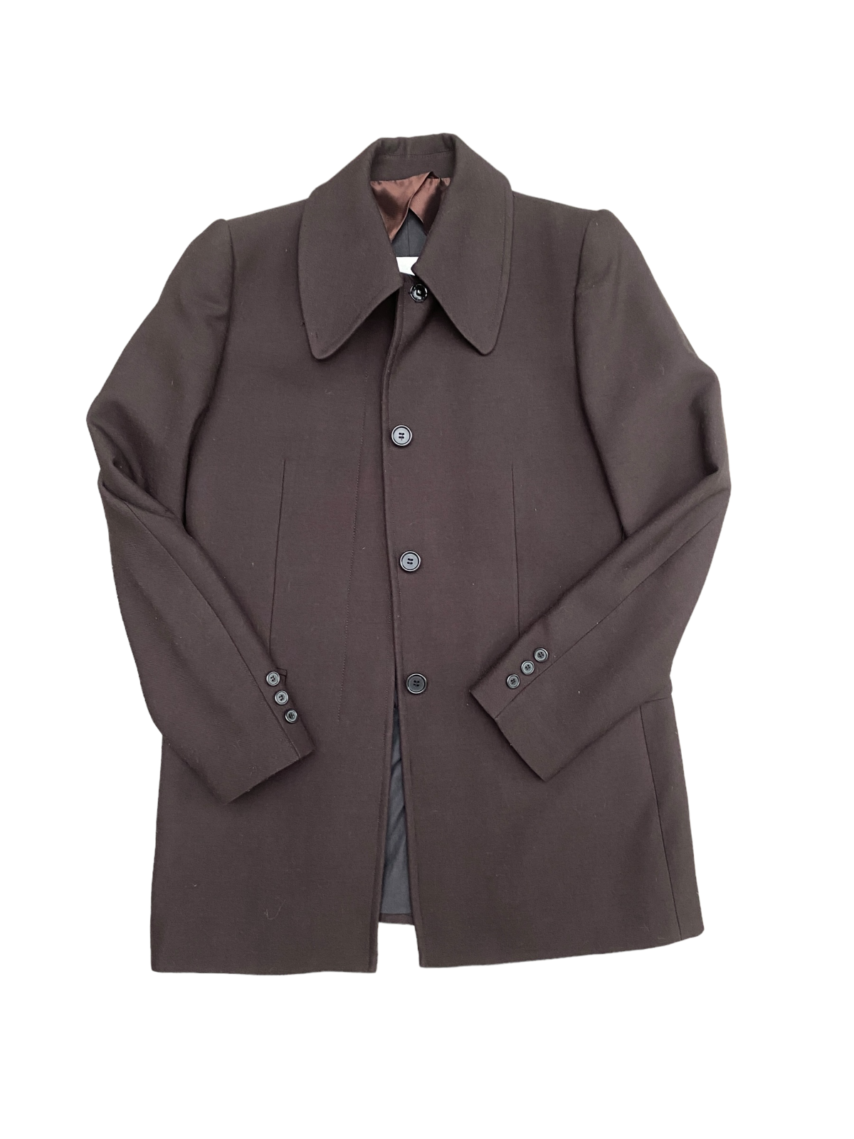 Vintage Brown Wool Coat