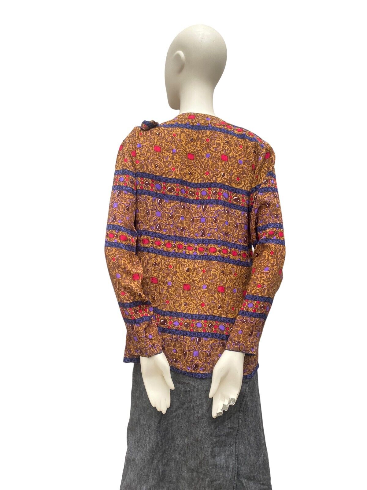 Vintage Safari Silk Blouse