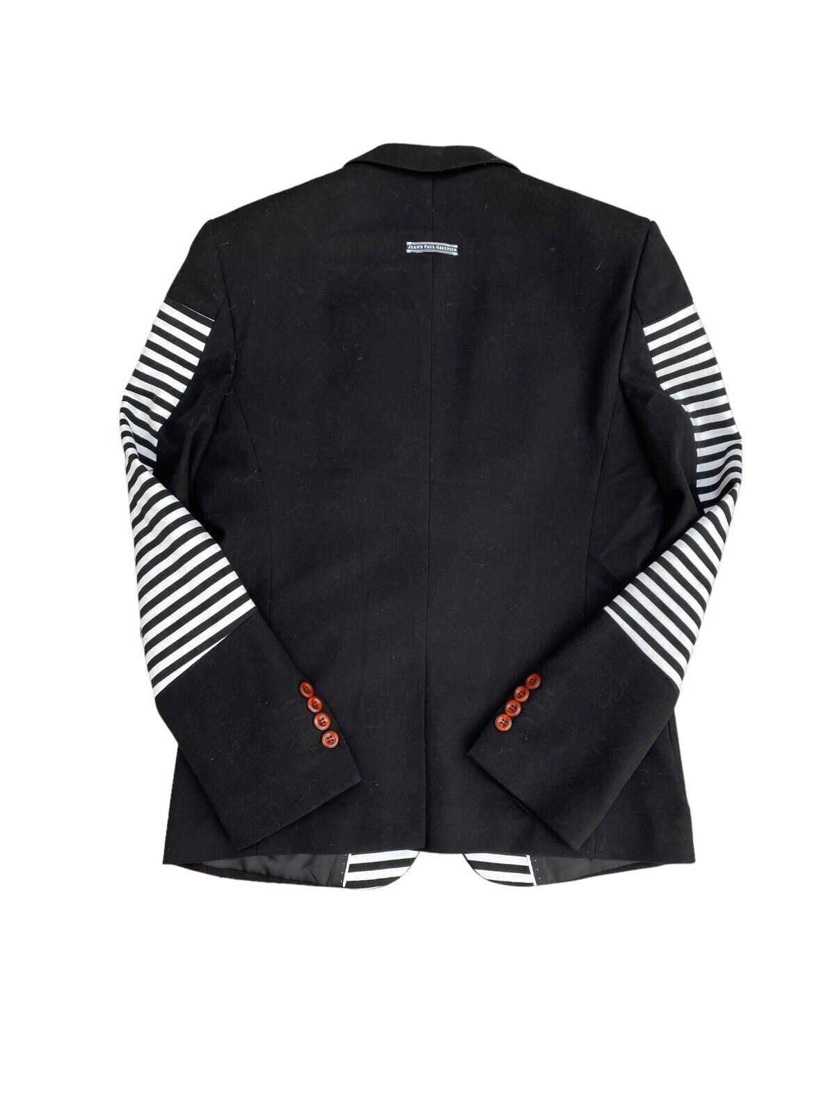 Navy White Striped Blazer Jacket