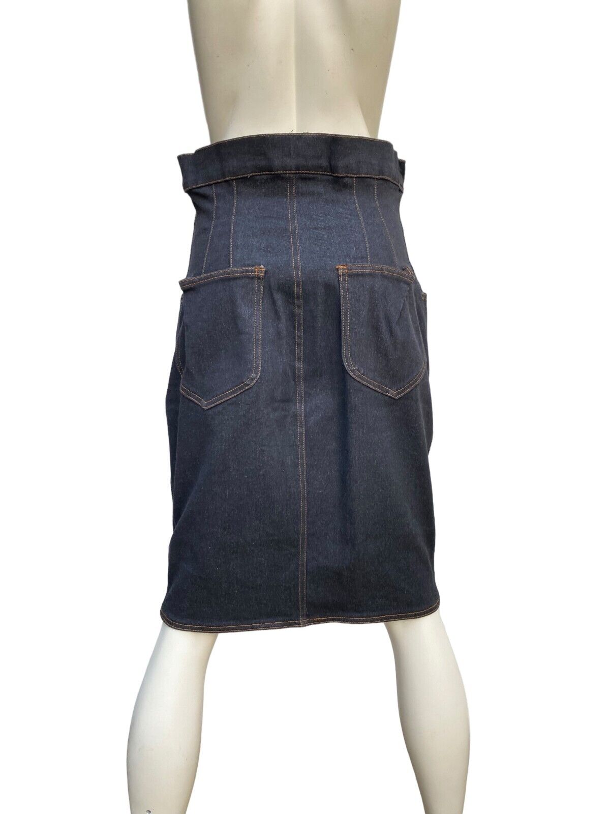 Vintage Extra High Waist denim Skirt