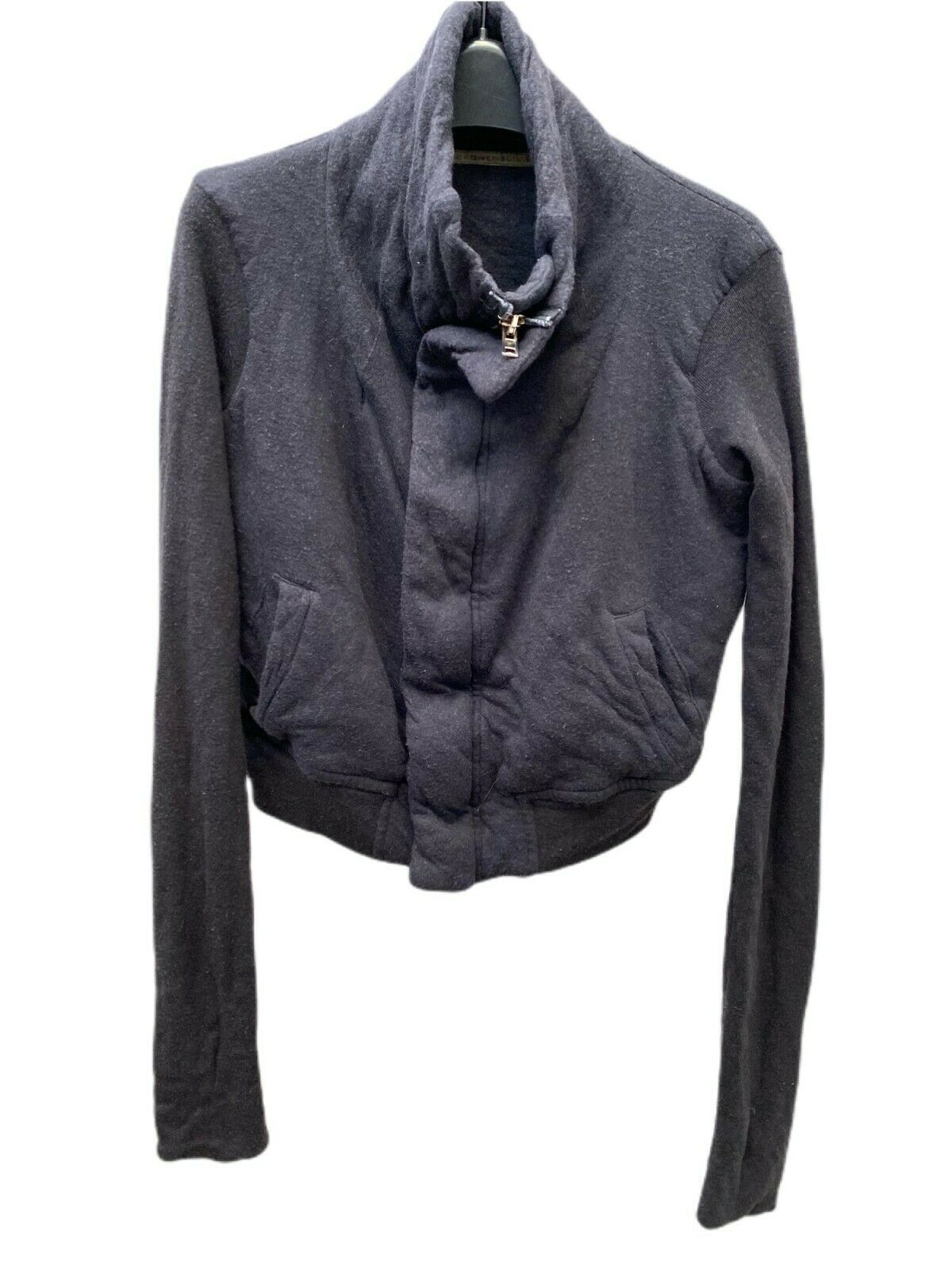 Rick Owens Lilies Black Wool Jacket Size S