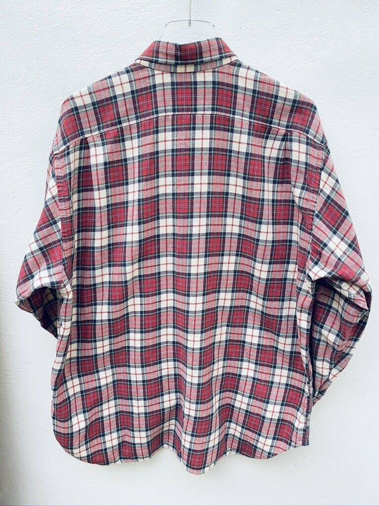 Christian Dior Checked Checkered Red Shirt Size L