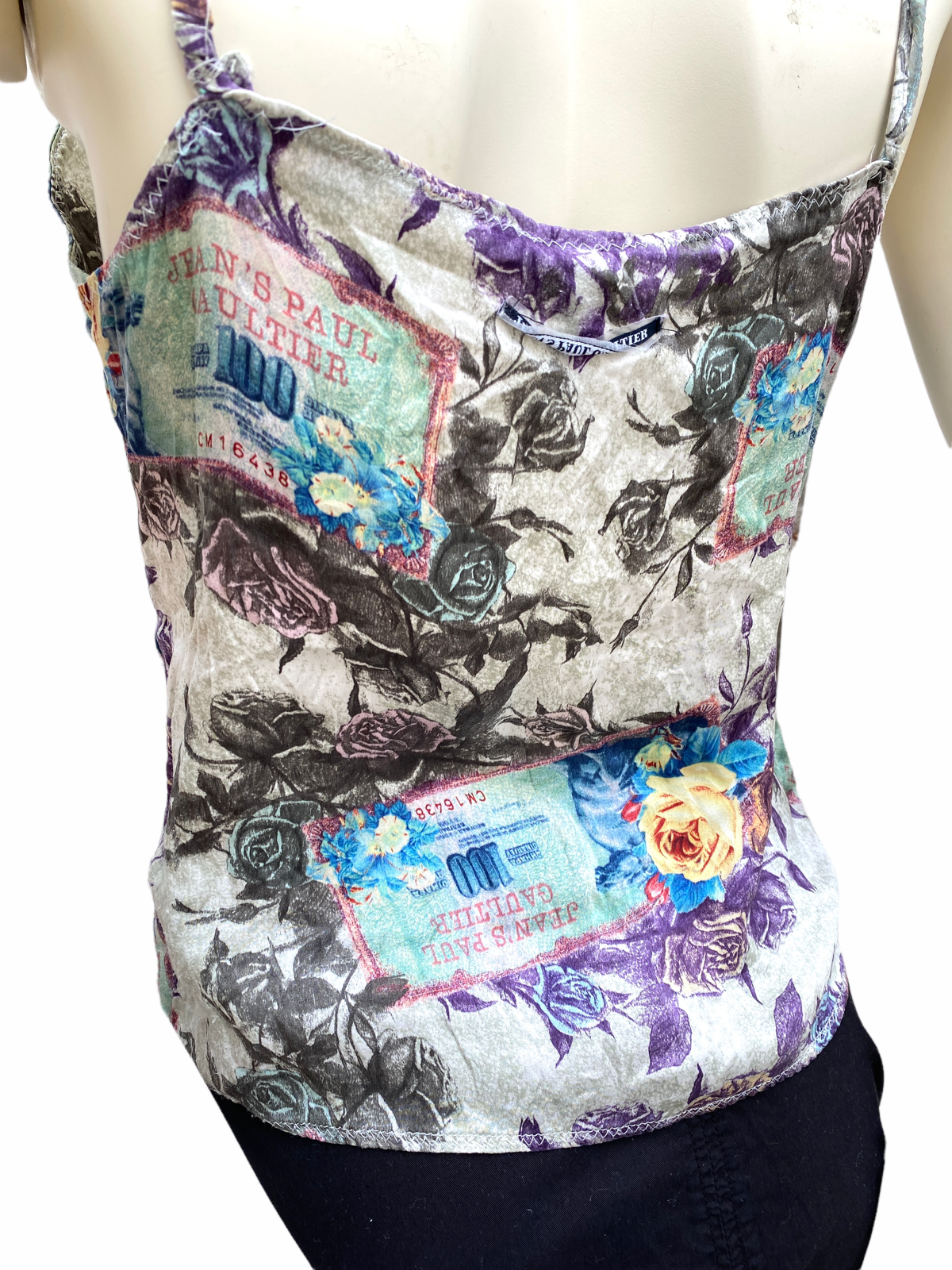 Vintage / Retro Silk Dollar Top