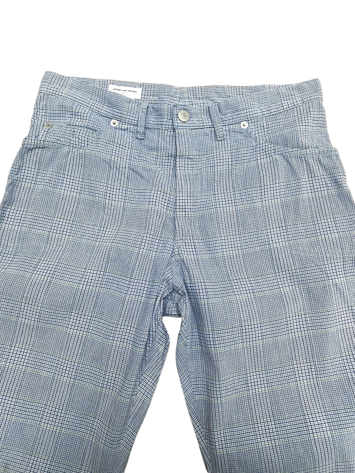 Blue Checkered Pants