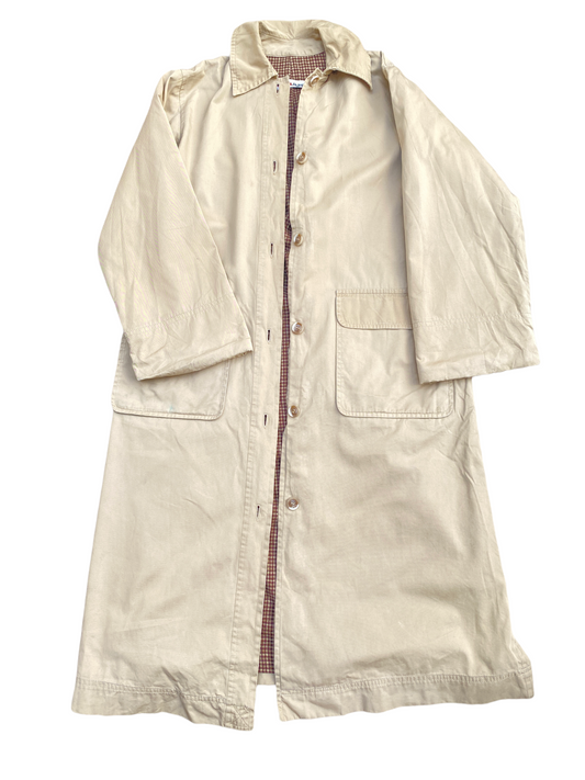 Oversized Vintage Beige Coat