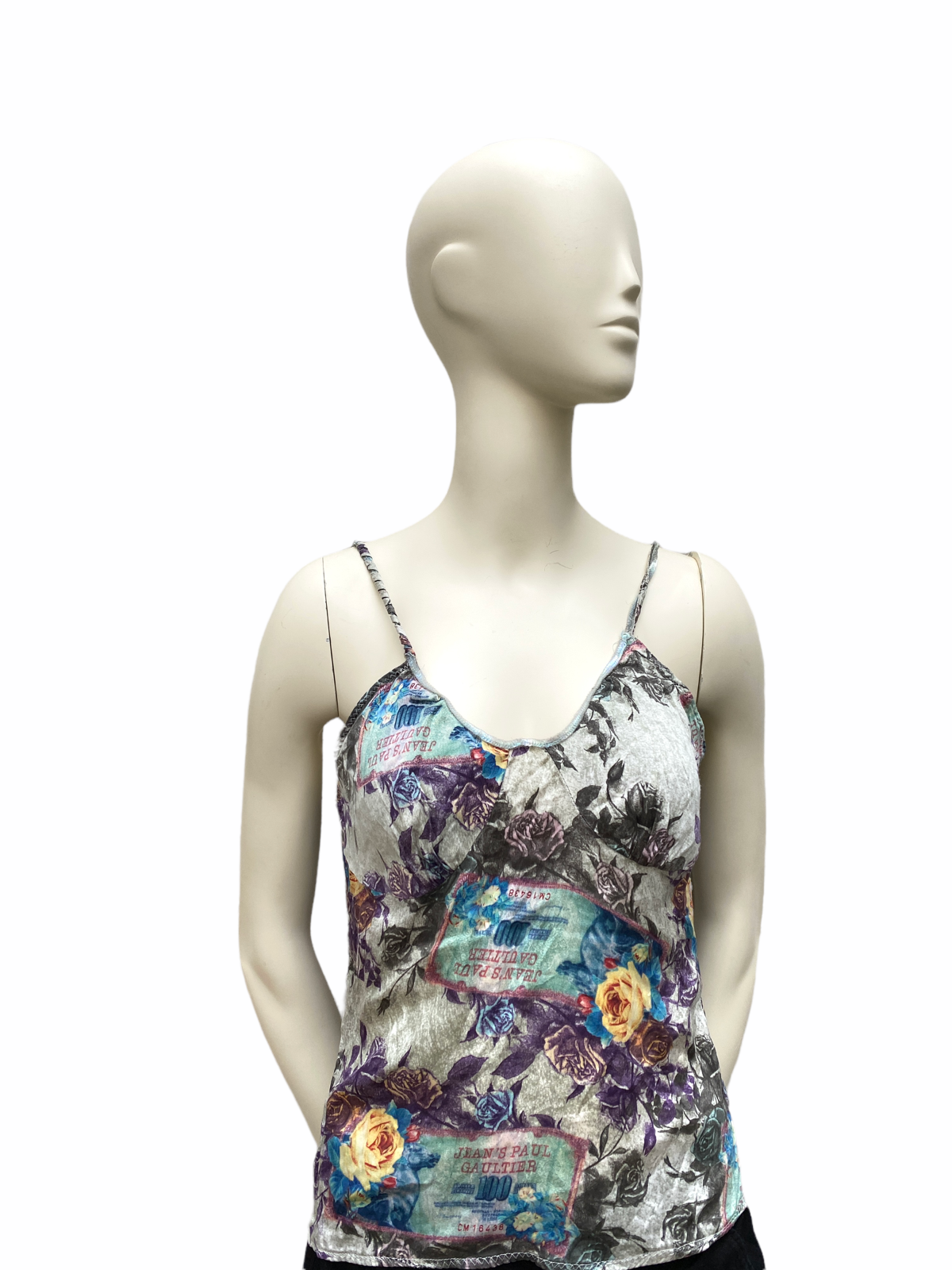 Vintage / Retro Silk Dollar Top