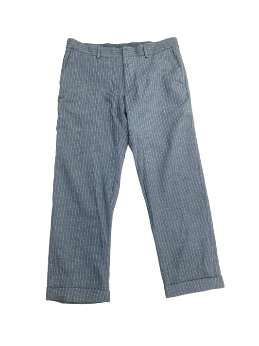 FW 2003 Grey Striped Formal Pants