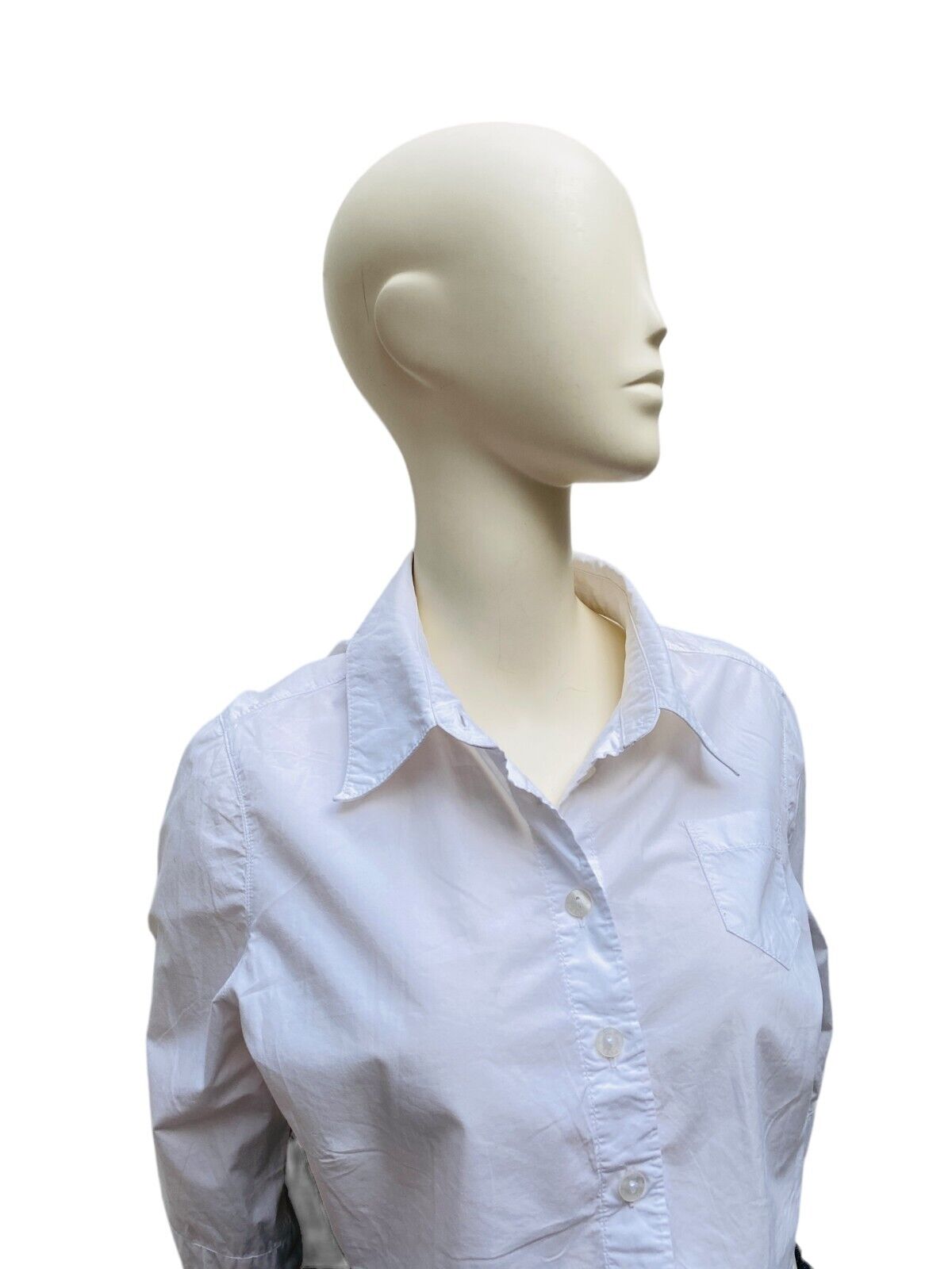 Vintage Cropped white shirt Size IT 46 EU 42 fits M