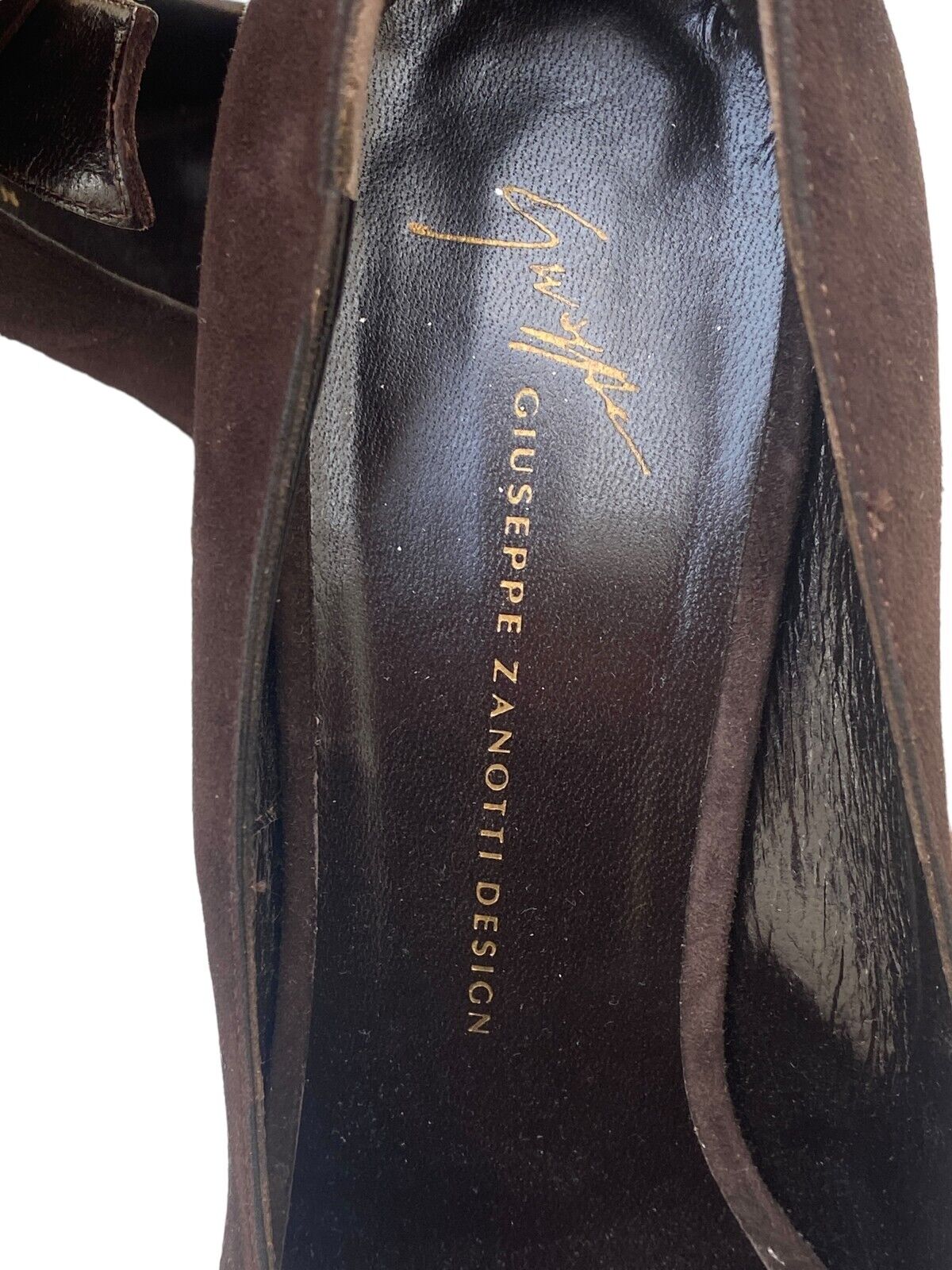 Brown Ankle Strap Heels shoes