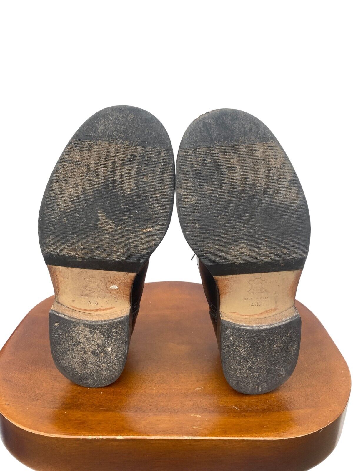 Black Leather Derbies shoes