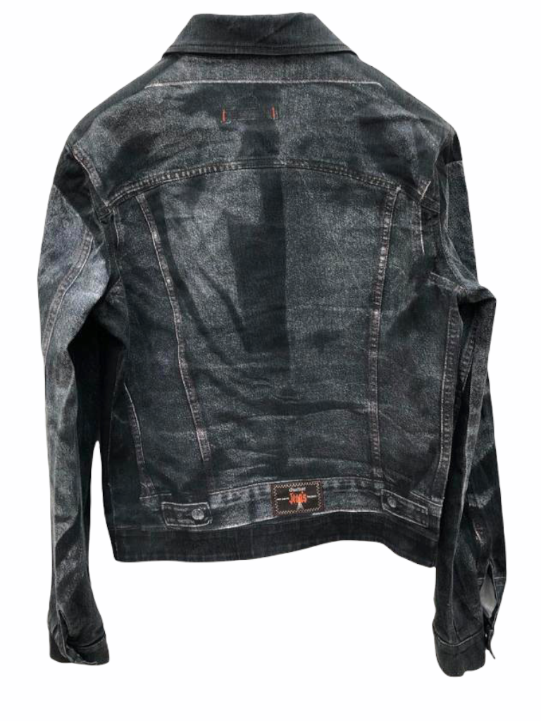 Vintage Grey Black Trompe l’œil jacket