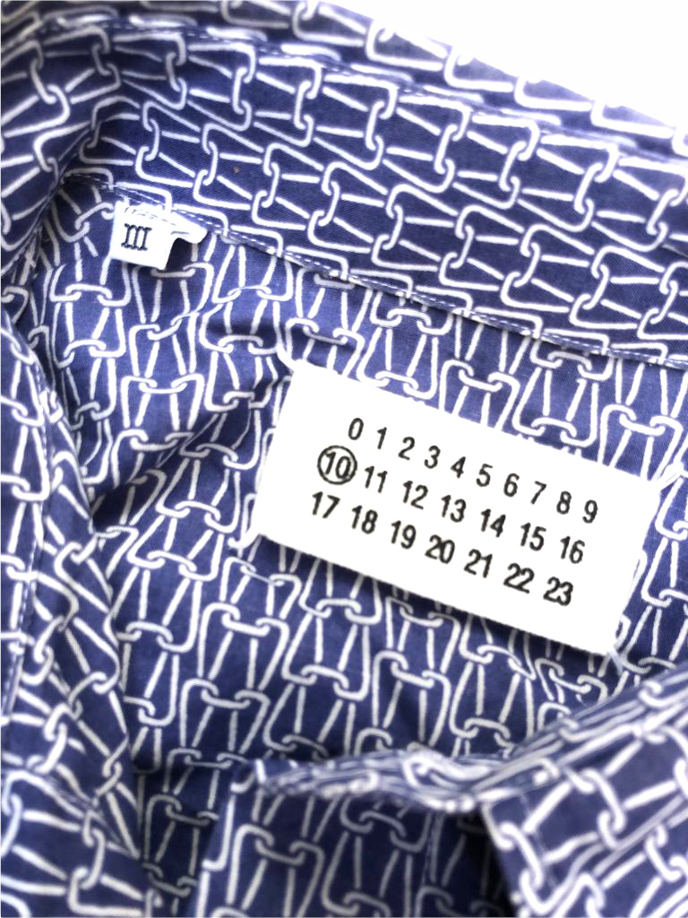 SS 2007 Men Purple - Navy Shirt Size III