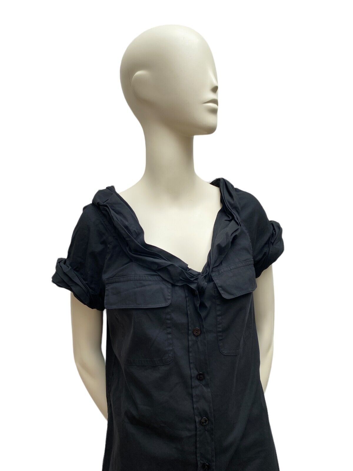 Vintage Elongated Black Dress Size IT 44 / FR 40 US 10