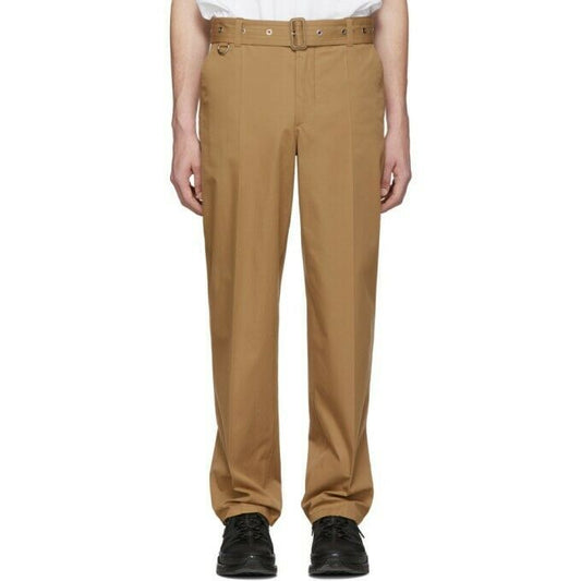 Brown Belted Chino Pants