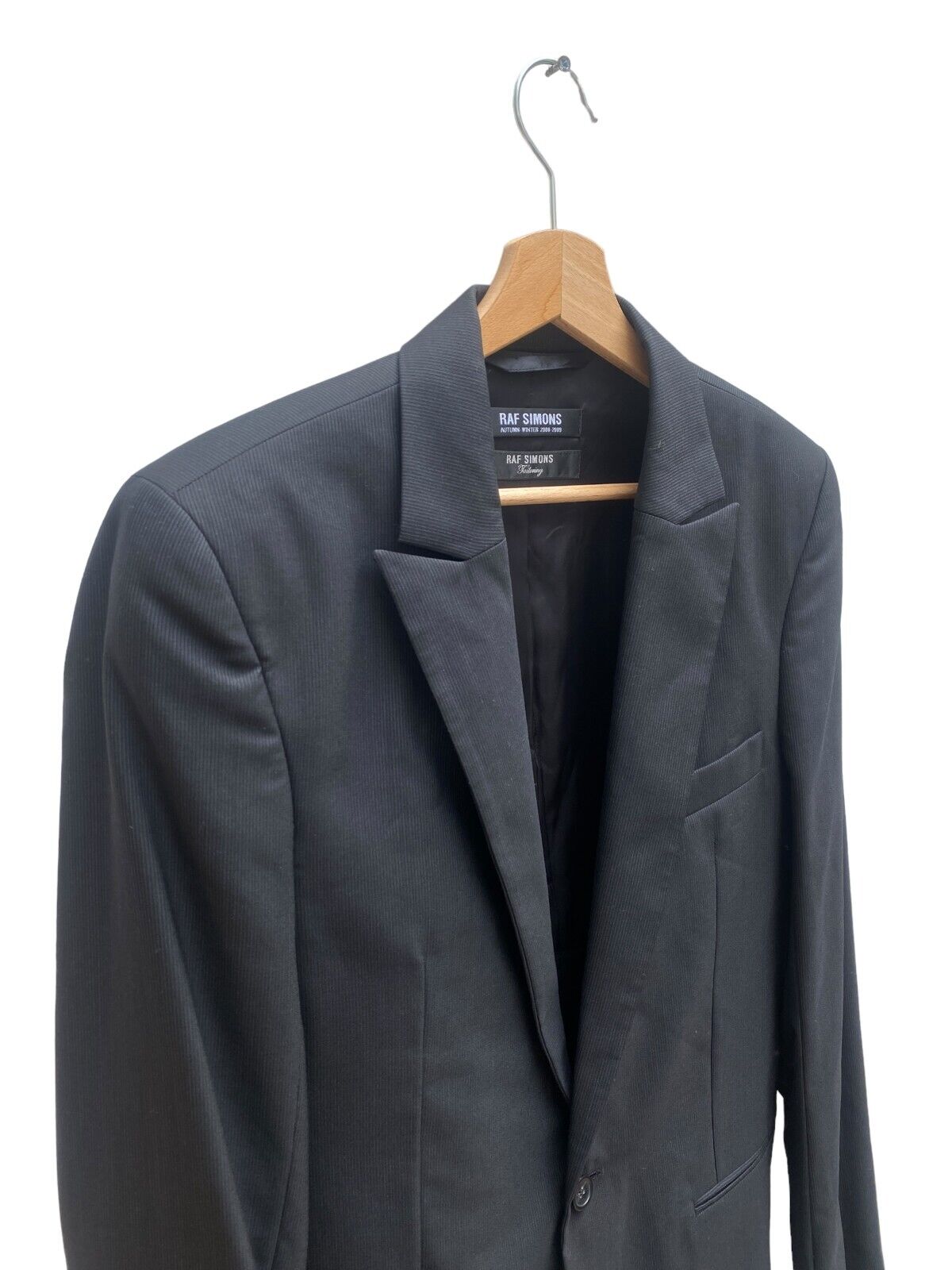 FW 2008 - 2009 Tailor Black Thin Striped Jacket