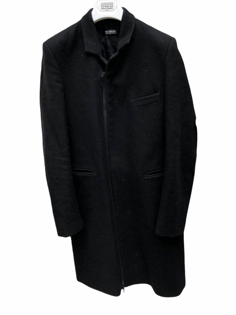 FW 2004 - 2005 Waves Black zipped coat Size 48
