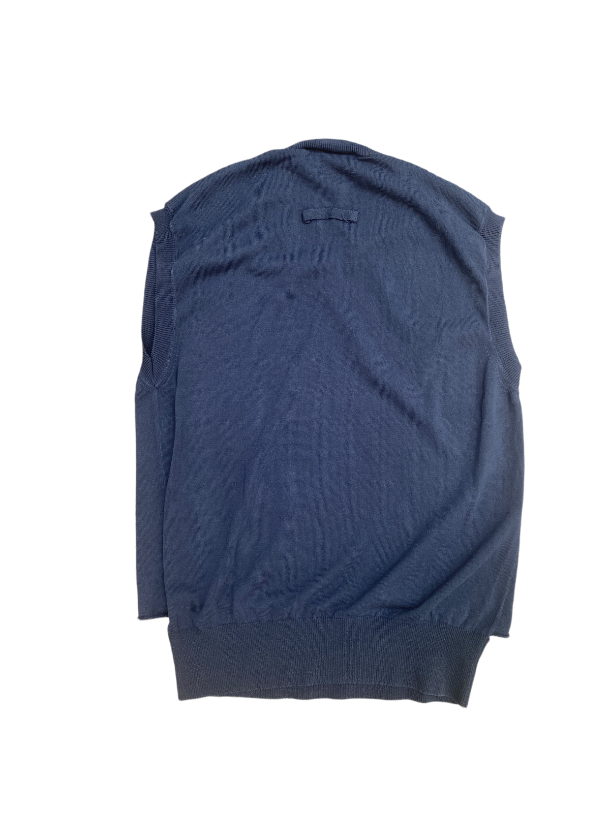 Vintage Navy Vest Open on the front