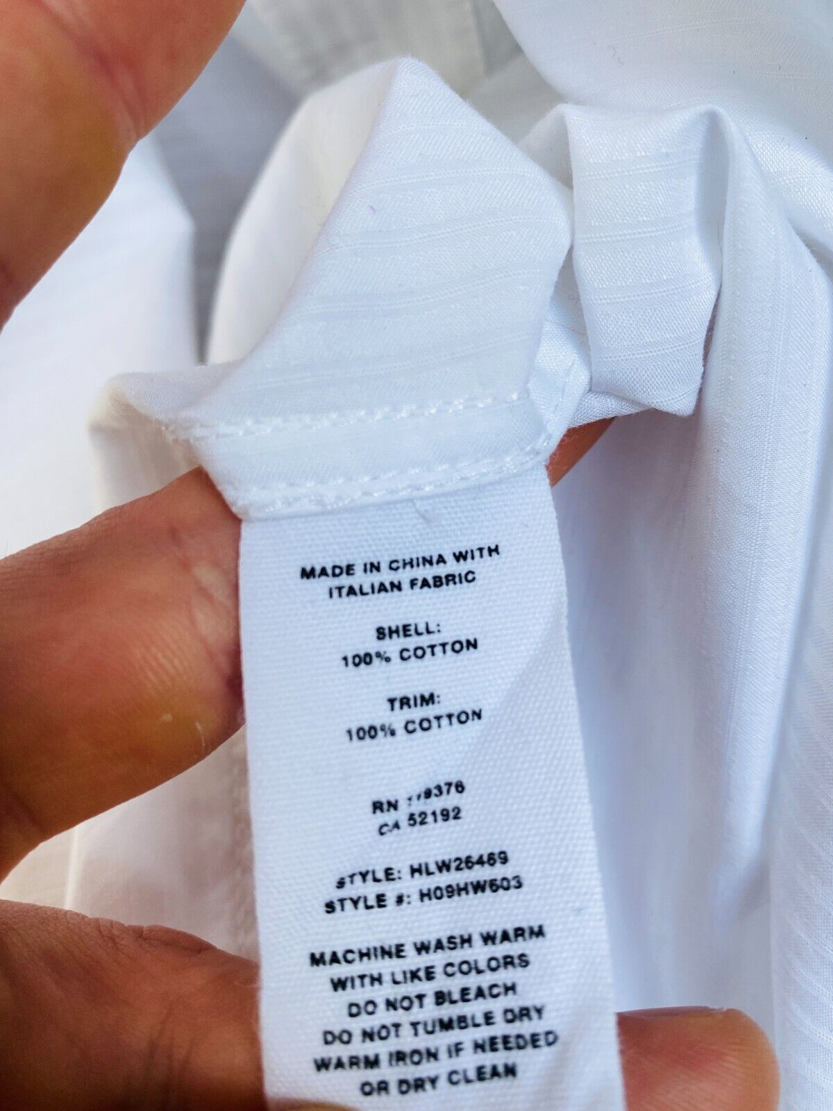 Helmut Lang Belted White Oversized Shirt - Dress Size S / Small