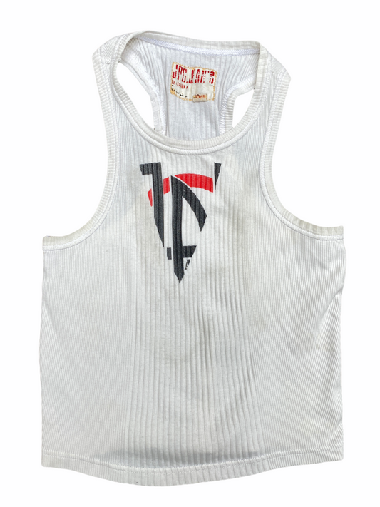 JPG Logo Ribbed Tank Top