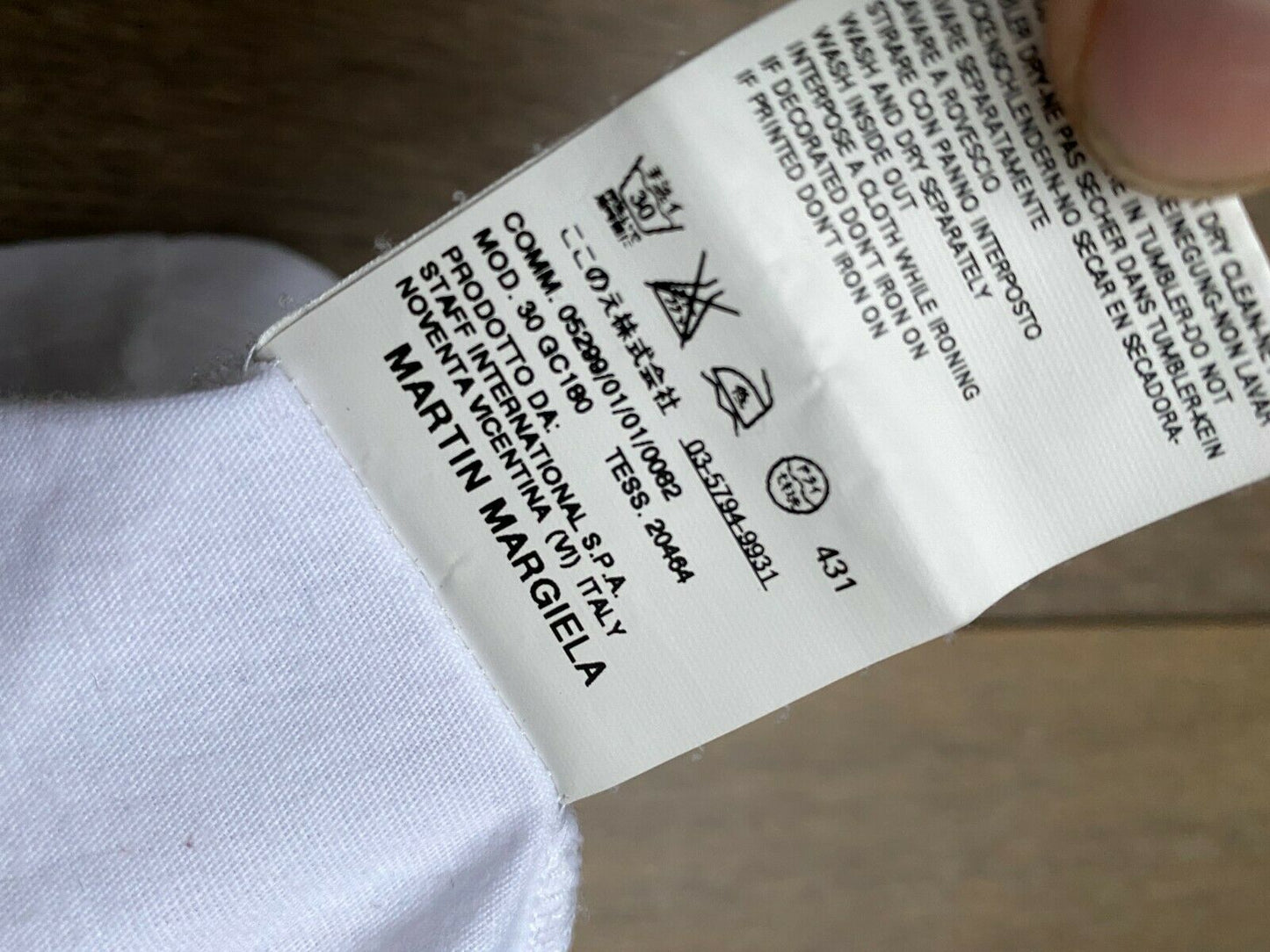SS2008 White T-shirt Jewelry on front Size M